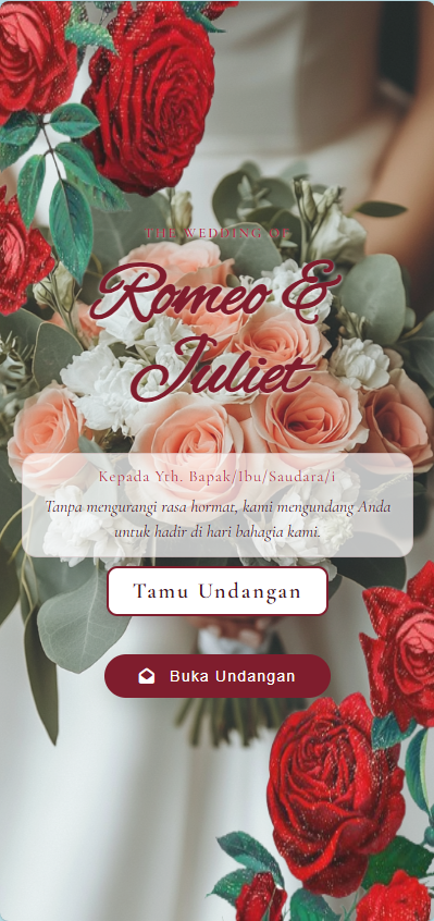 Preview template Floral Rose
