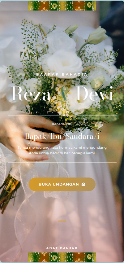 Preview template Adat Banjar Sasirangan